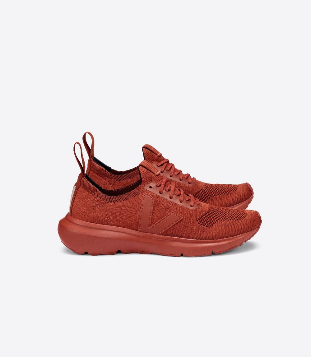 Tenis Veja Mujer - V-Knit X Rick Owens - Rojos - 456GKHLRC